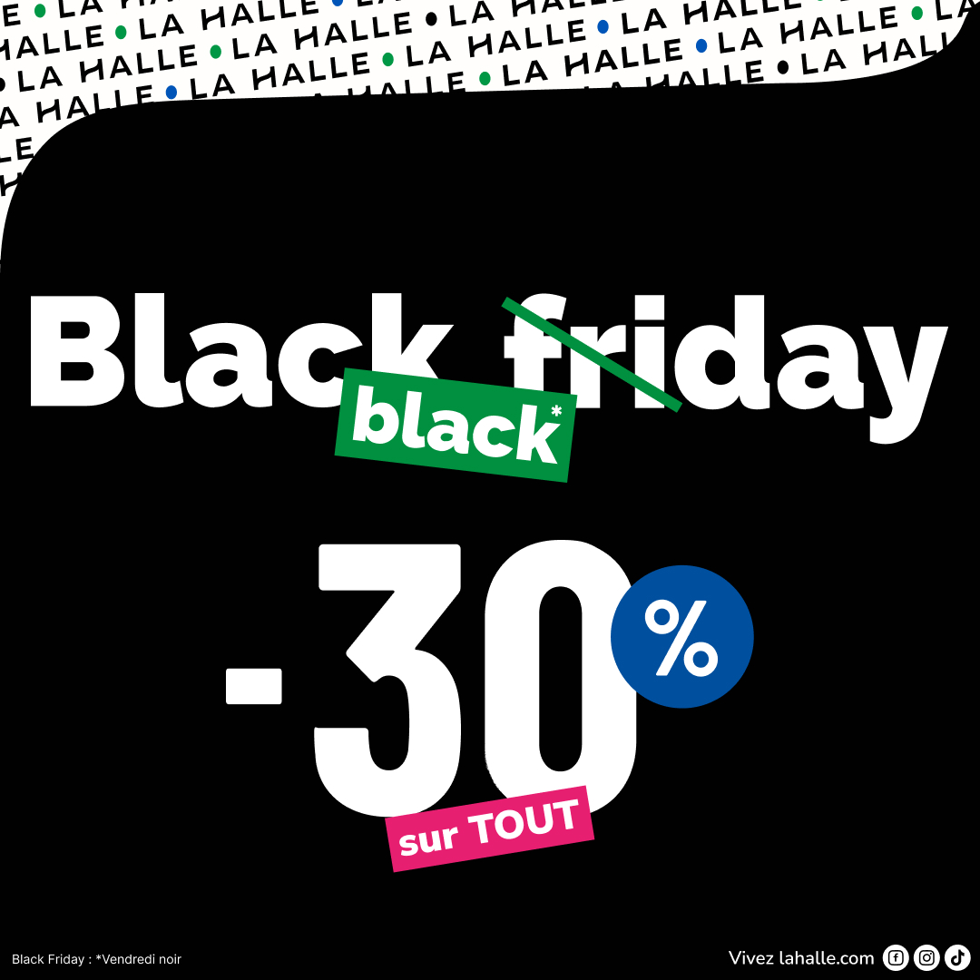 Villebon 2 - Le Black Friday commence chez La Halle ! - - 1