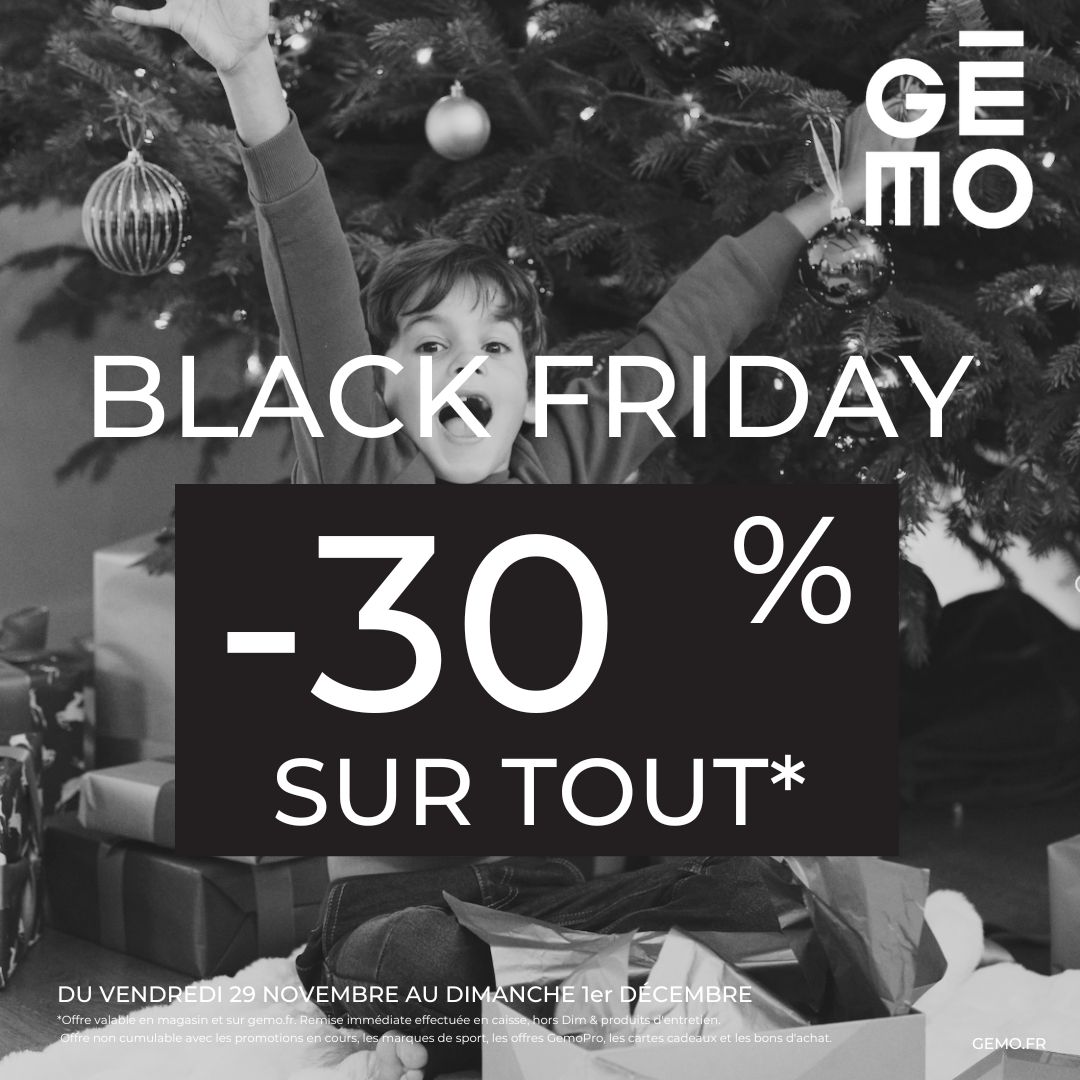 Villebon 2 - Black Friday chez Gémo ! - black friday gemo - 1