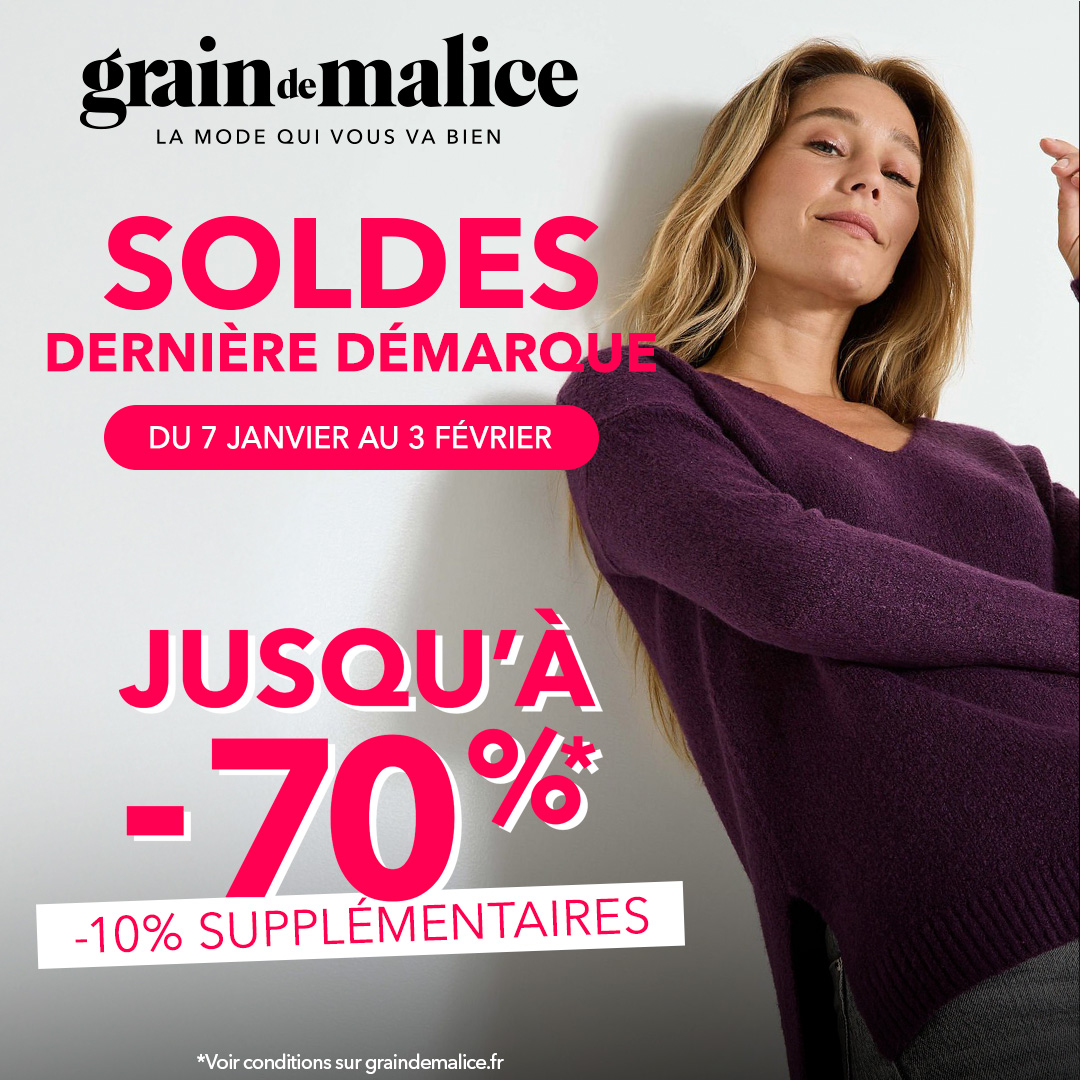 Villebon 2 - Dernière démarque Grain de Malice - visuel centre co 1080x1080 4 - 1