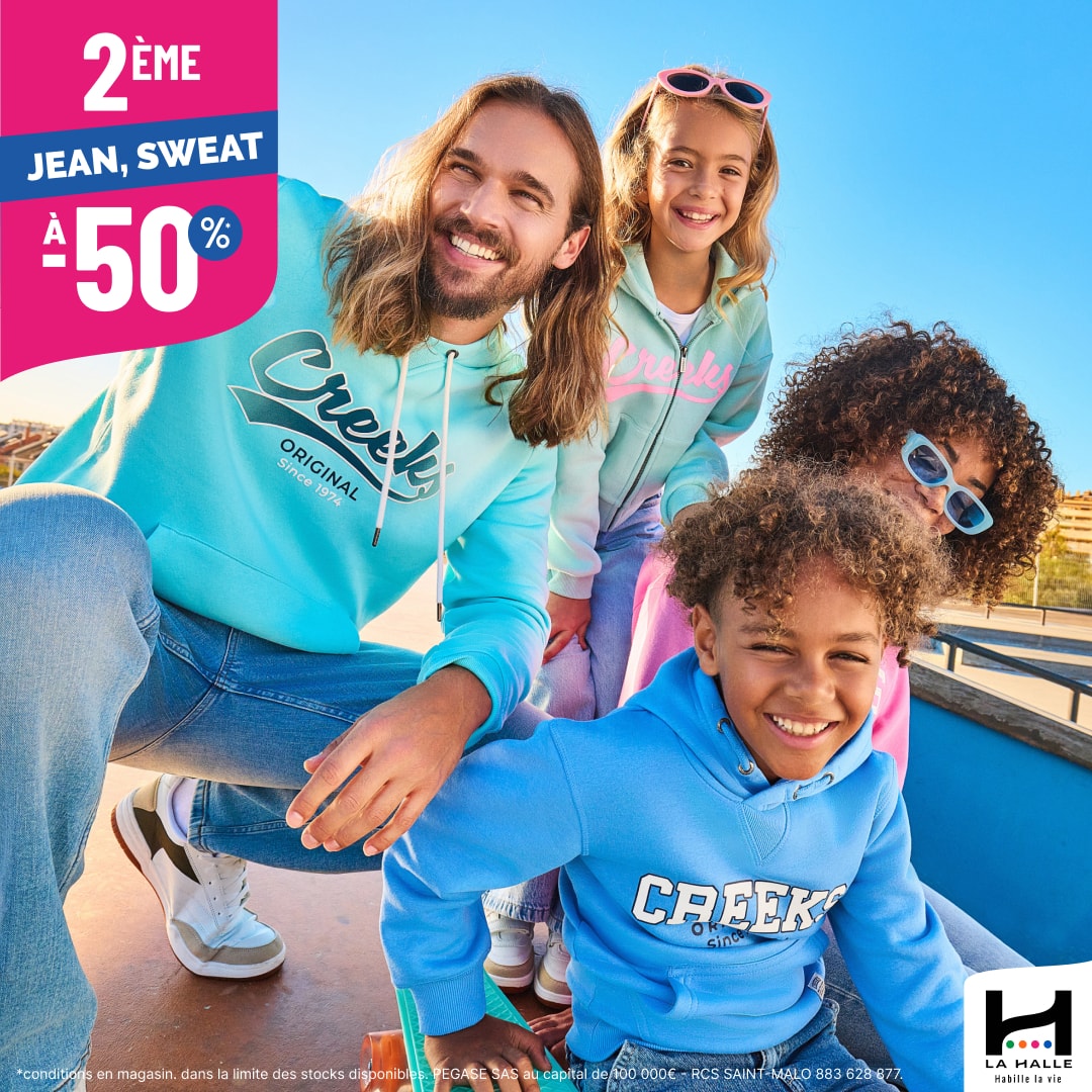 Villebon 2 - Casu'Hall : Le 2ème jean ou sweat à -50% - 1080x1080 oa - 2 Villebon 2 - Casu'Hall : Le 2ème jean ou sweat à -50% - 1080x1080 oa - 1