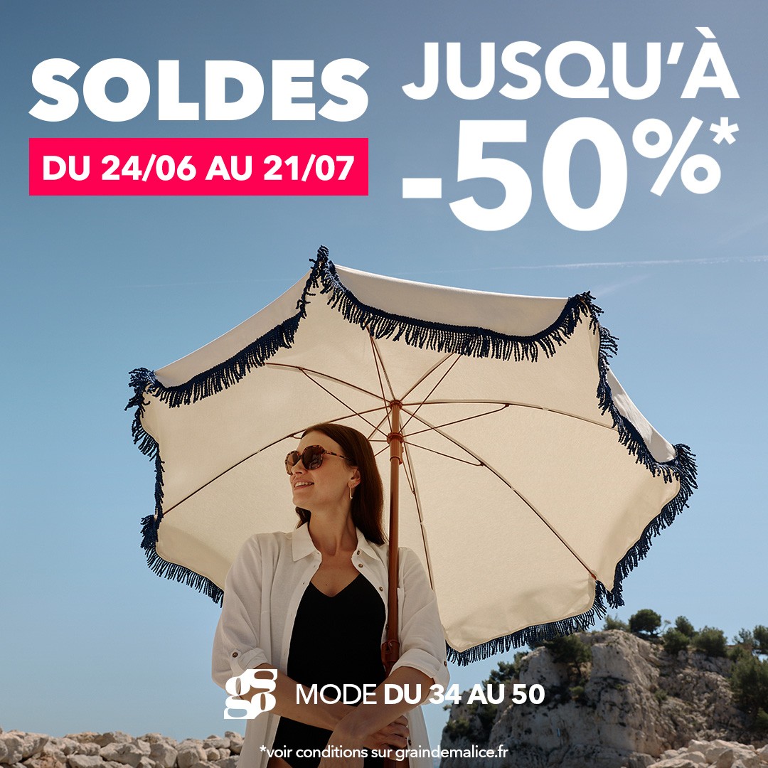 Villebon 2 - Les soldes sont là chez Grain de Malice ! - 432a83fb dc3b 4f13 bf57 5ce00b3b94c4 - 1