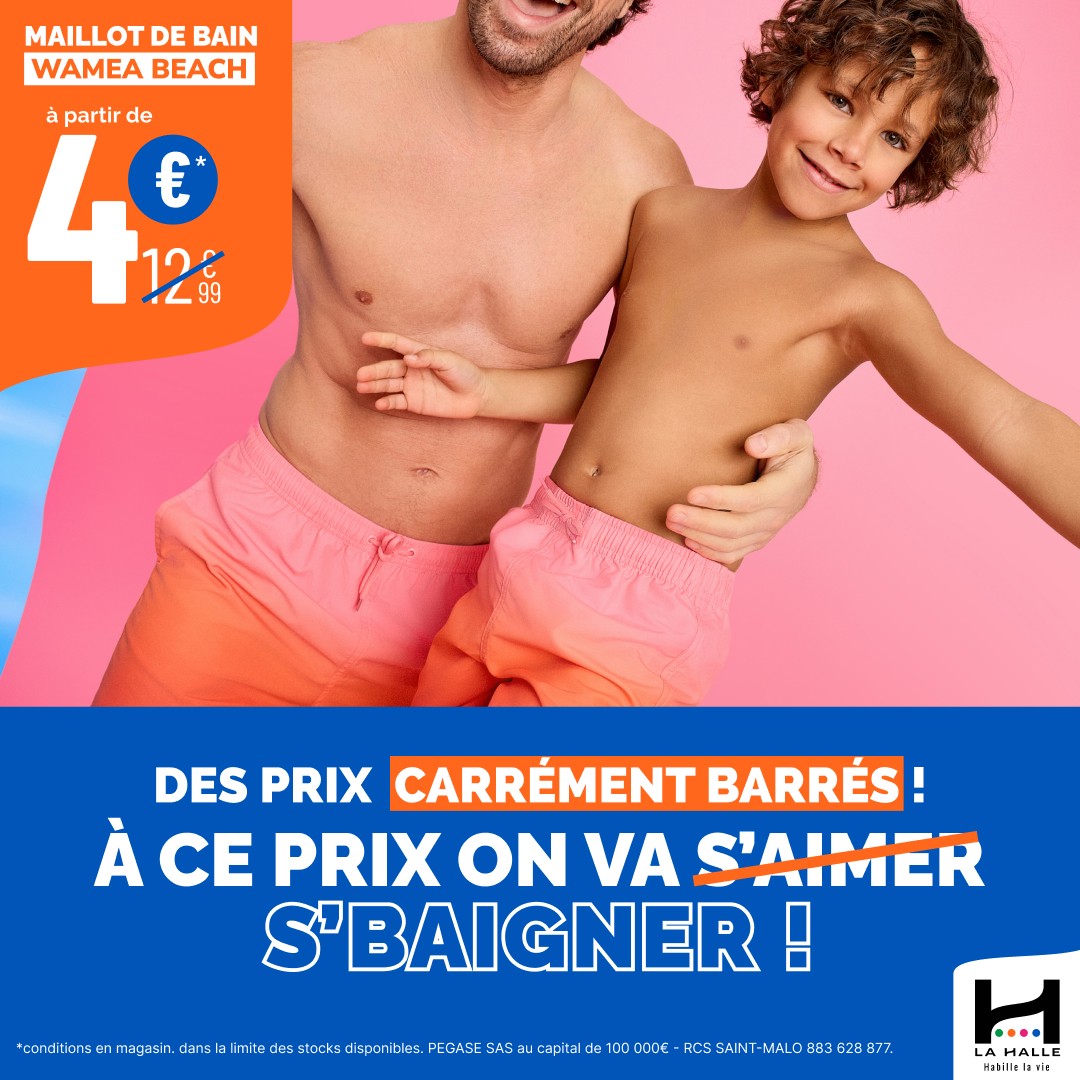 Villebon 2 - Maillots de bain à prix barrés chez La Halle - b5d17a3c 1d8d 4653 9d50 7beaf2e9768b - 2 Villebon 2 - Maillots de bain à prix barrés chez La Halle - b5d17a3c 1d8d 4653 9d50 7beaf2e9768b - 1