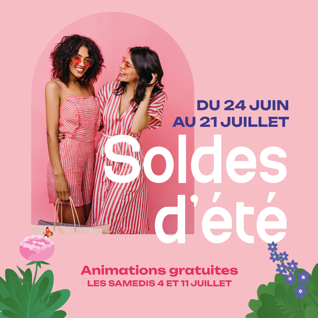 Villebon 2 - Les soldes d'été débarquent à Villebon2 ! - villebon2 carresite - 1