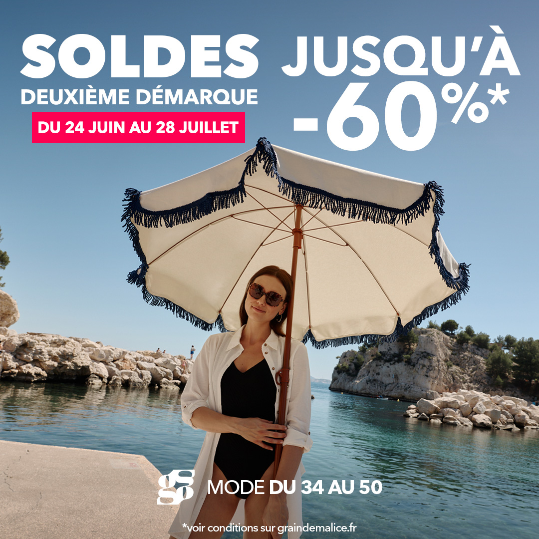 Villebon 2 - 2ème démarque : -60% chez Grain de Malice ! - visuel centre co 1080x1080 1 - 2 Villebon 2 - 2ème démarque : -60% chez Grain de Malice ! - visuel centre co 1080x1080 1 - 1